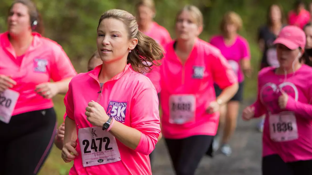 Custom Quarter Zips Women’s-5K-Anniversary-Charity-Run.